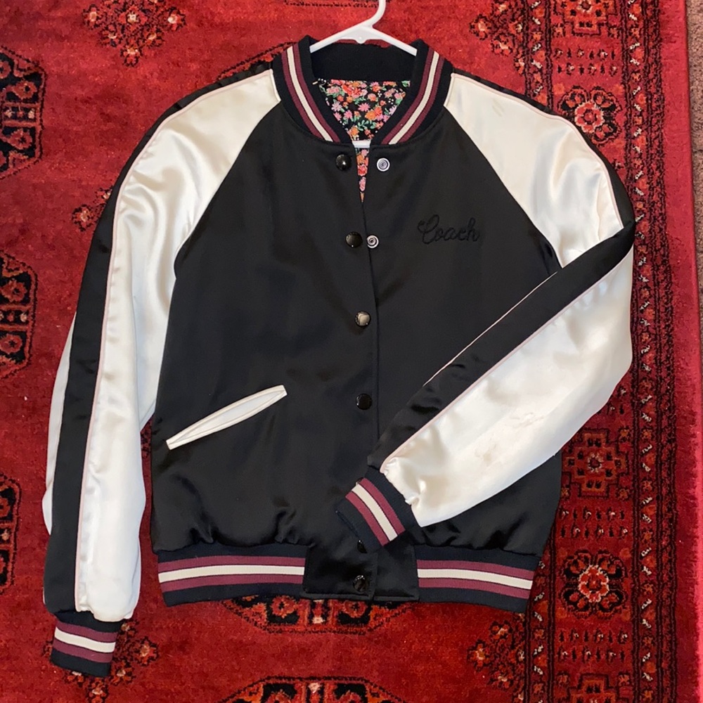 Coach silk bomber